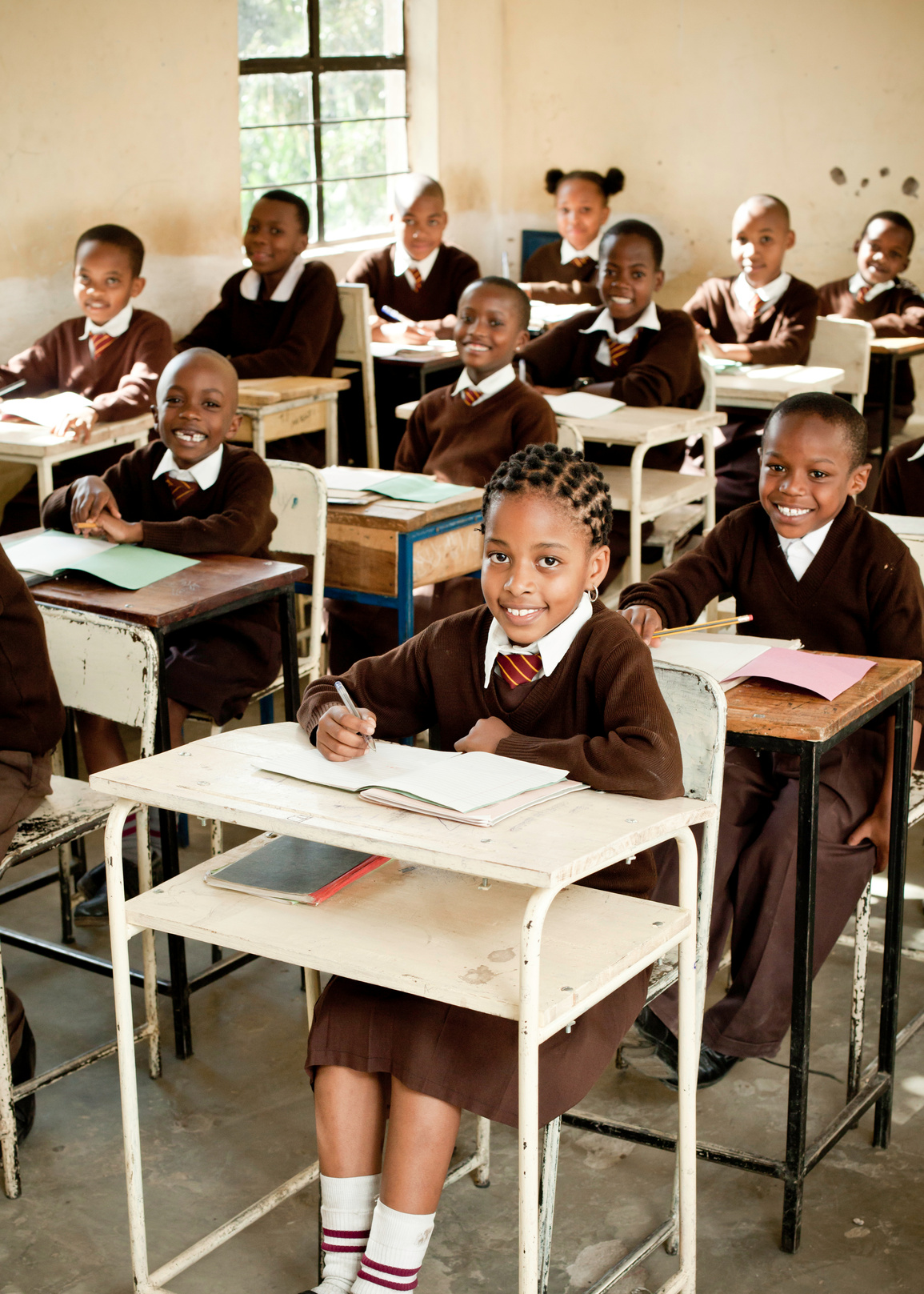 African School Children in the Classroom